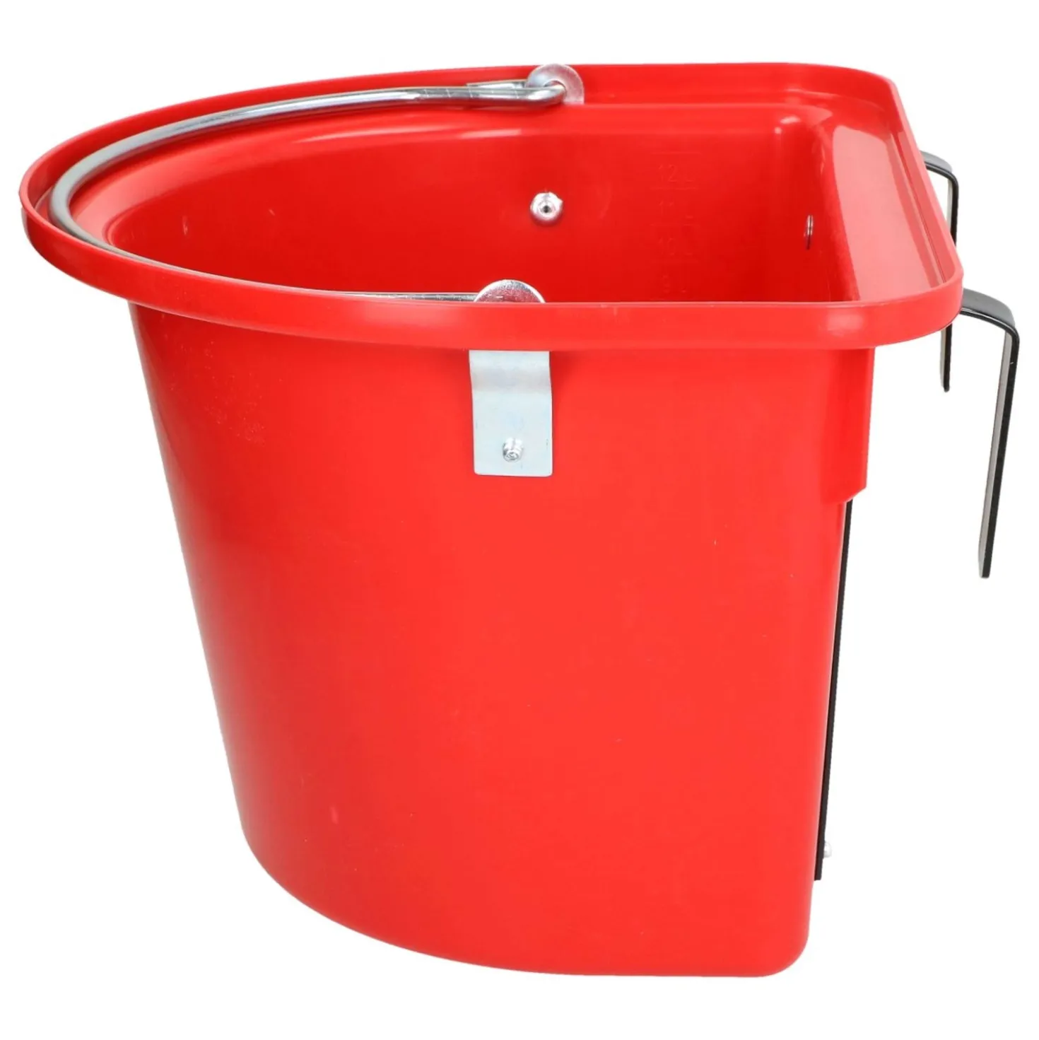 Kerbl Hangvoerbak Euro met Hengsel Rood