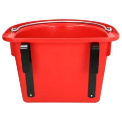 Kerbl Hangvoerbak Euro met Hengsel Rood