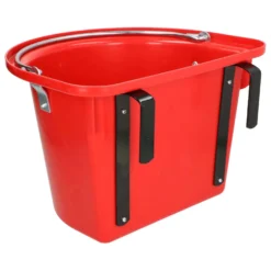 Kerbl Hangvoerbak Euro met Hengsel Rood