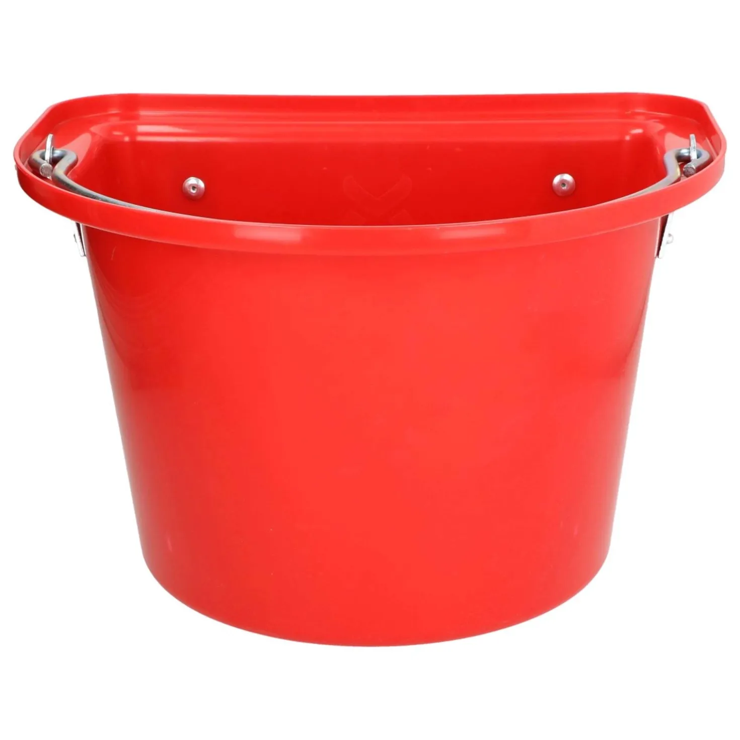 Kerbl Hangvoerbak Euro met Hengsel Rood