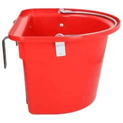 Kerbl Hangvoerbak Euro met Hengsel Rood