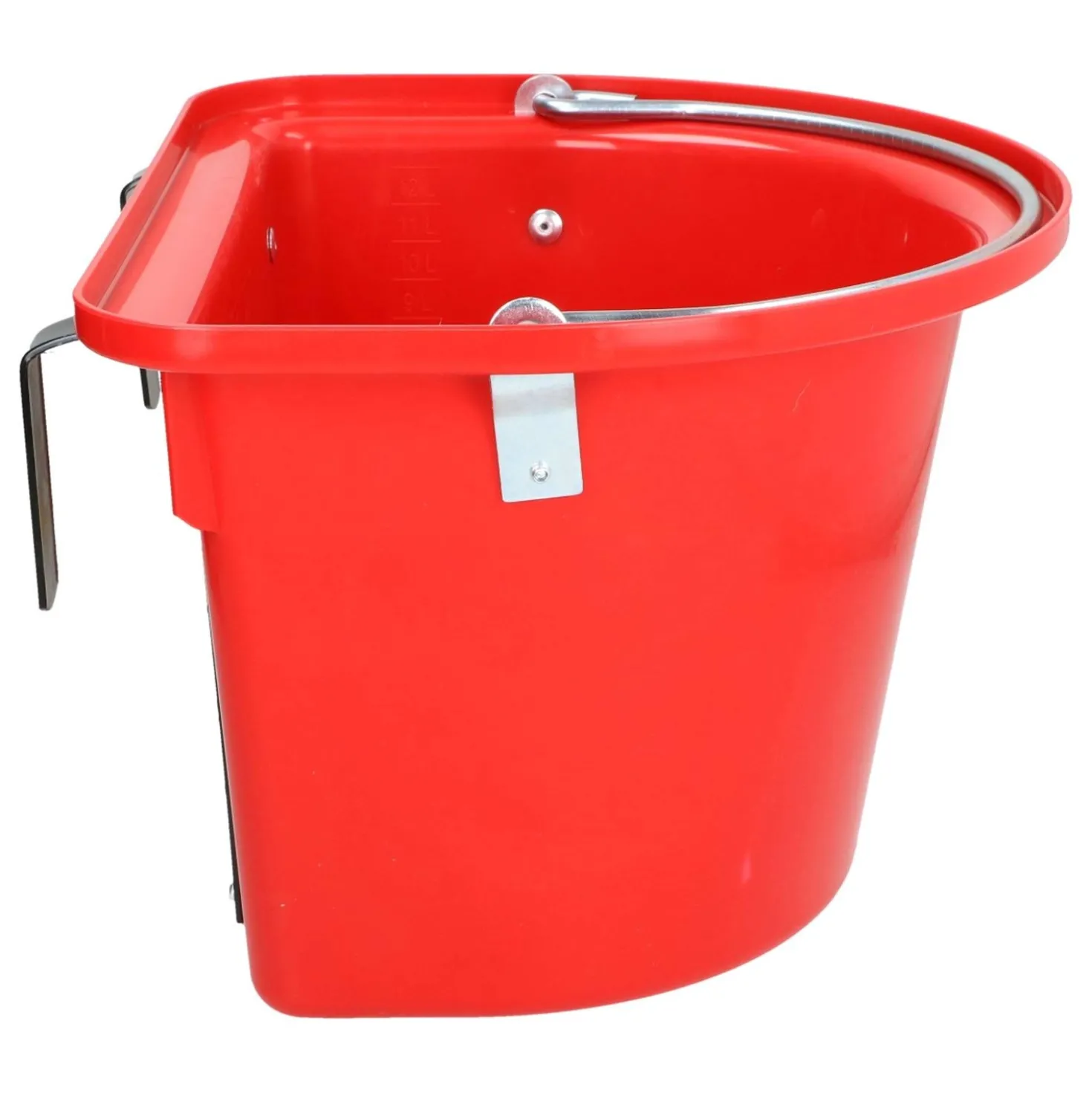 Kerbl Hangvoerbak Euro met Hengsel Rood