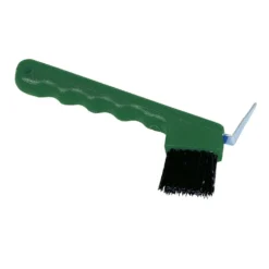 Kerbl Hoevenkrabber met Borstel Groen