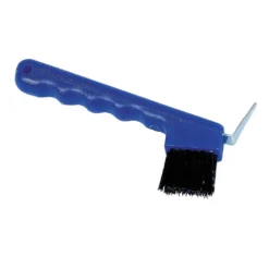 Kerbl Hoevenkrabber met Borstel Blauw