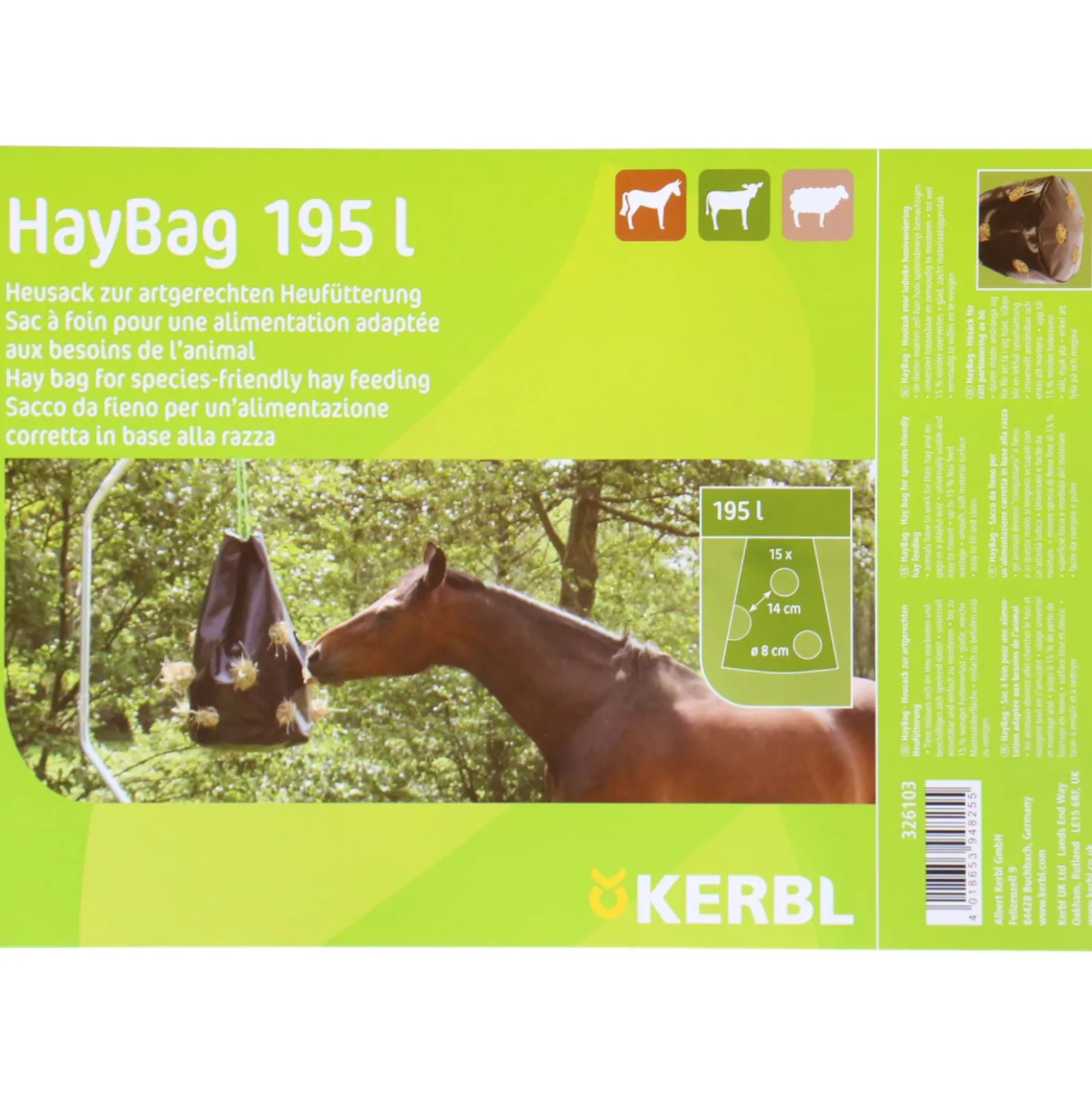 Kerbl Hooizak Zwart