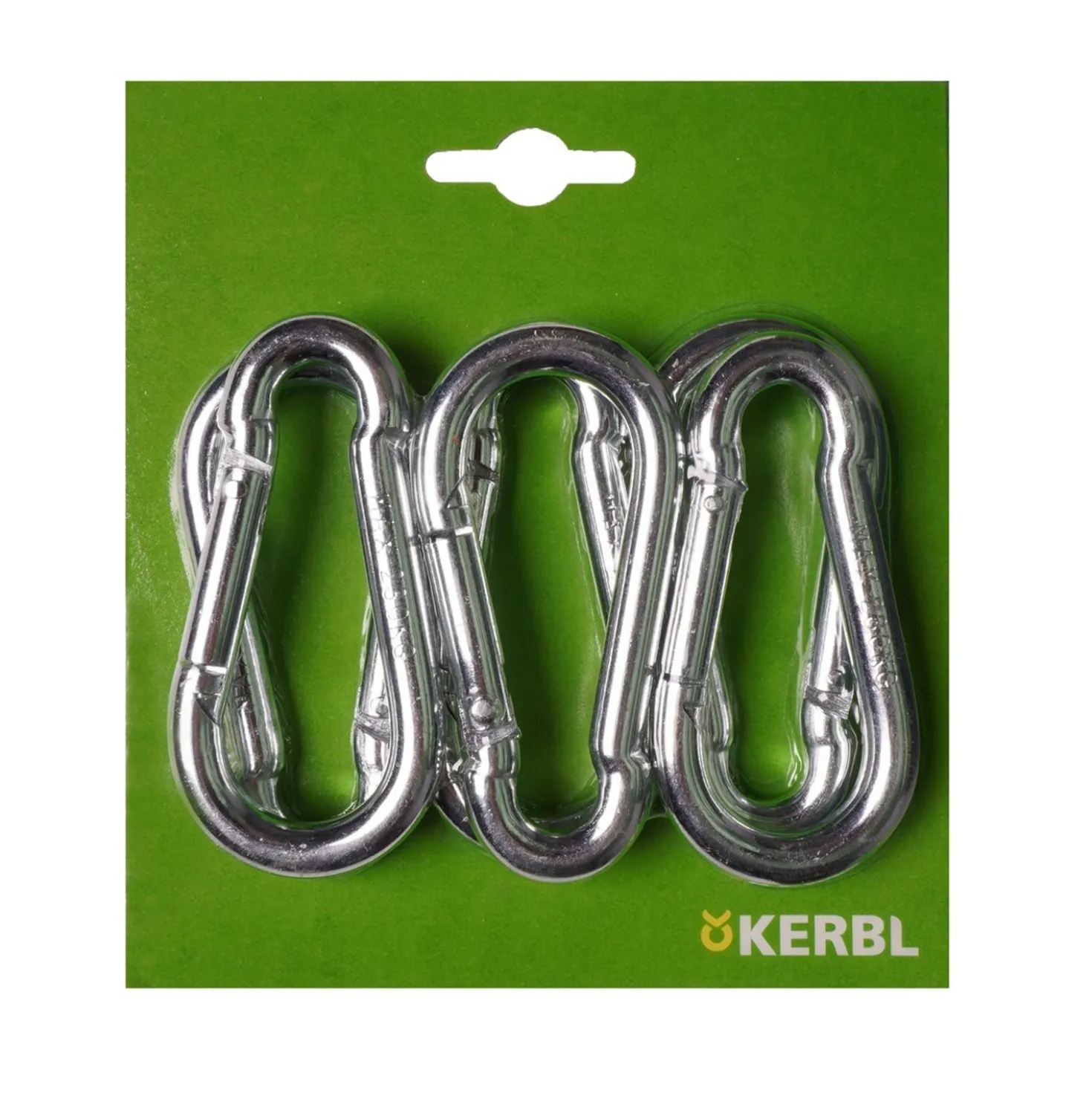 Kerbl Karabijnhaak per 6 stuks