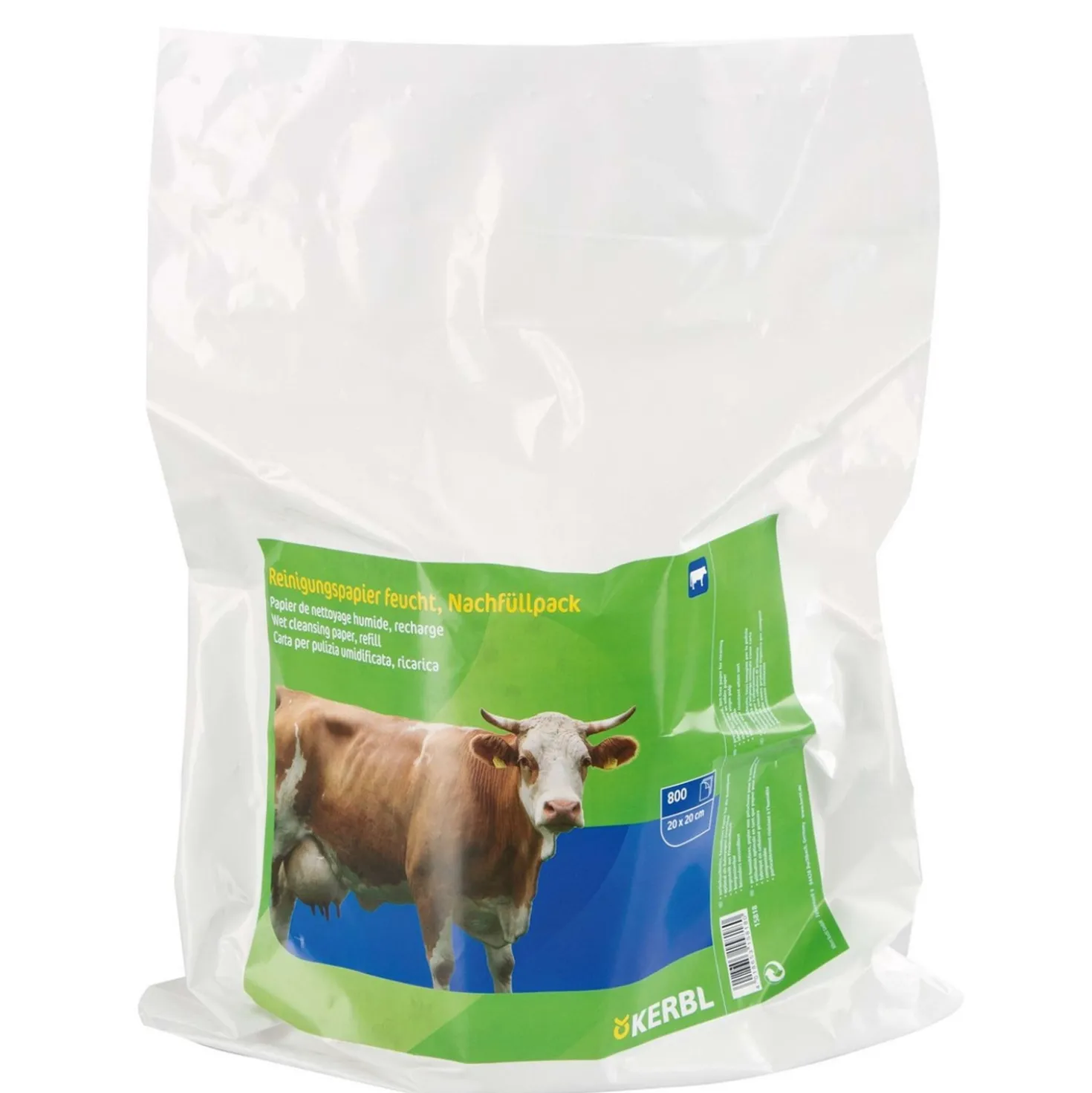 Kerbl Kerbaclean Uierpapier Vochtig 800 Stuks