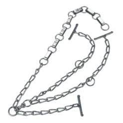 Kerbl Koeketting Extra lang Blank Dubbel