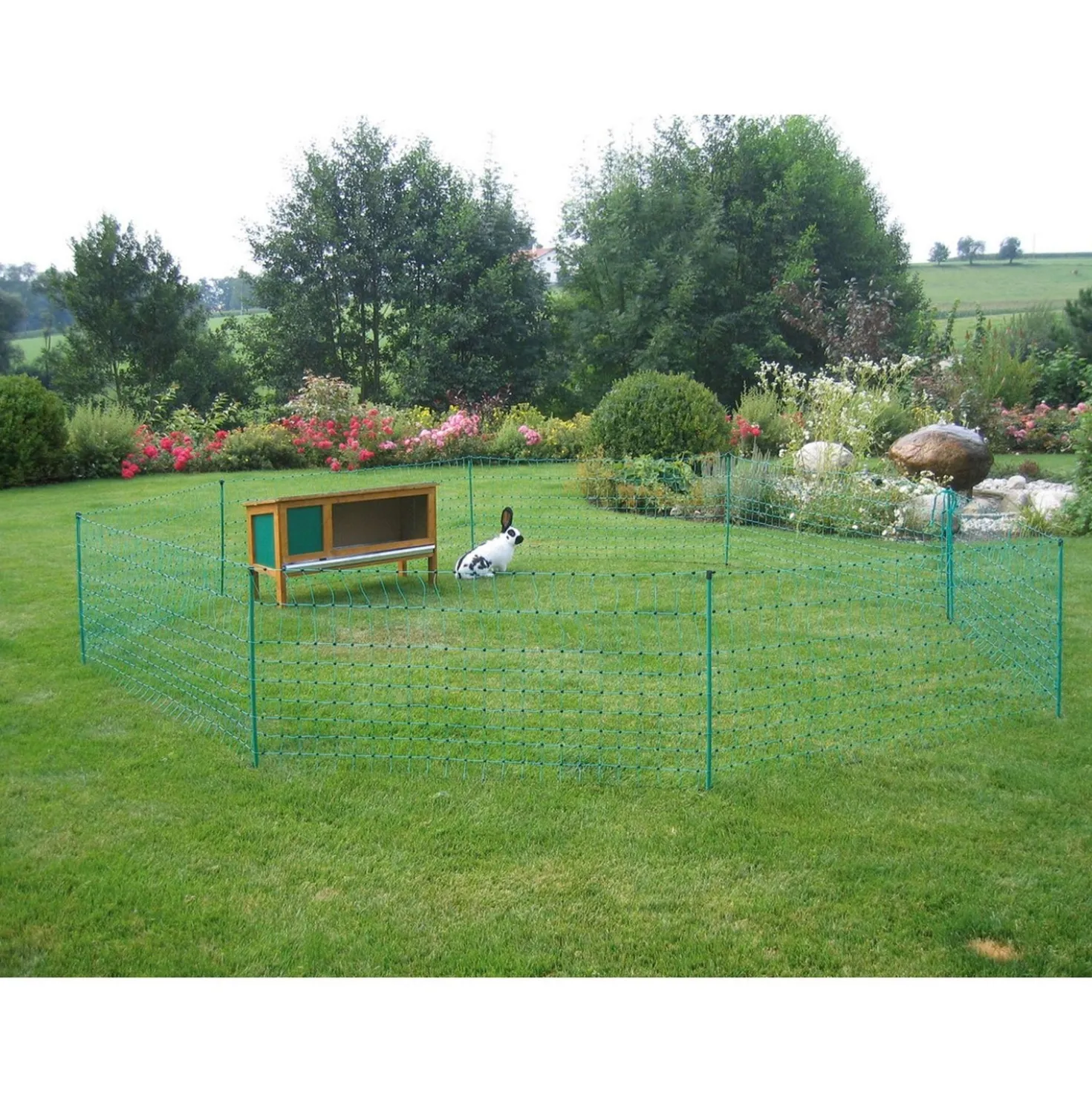 Kerbl Konijnennet 25 meter Groen