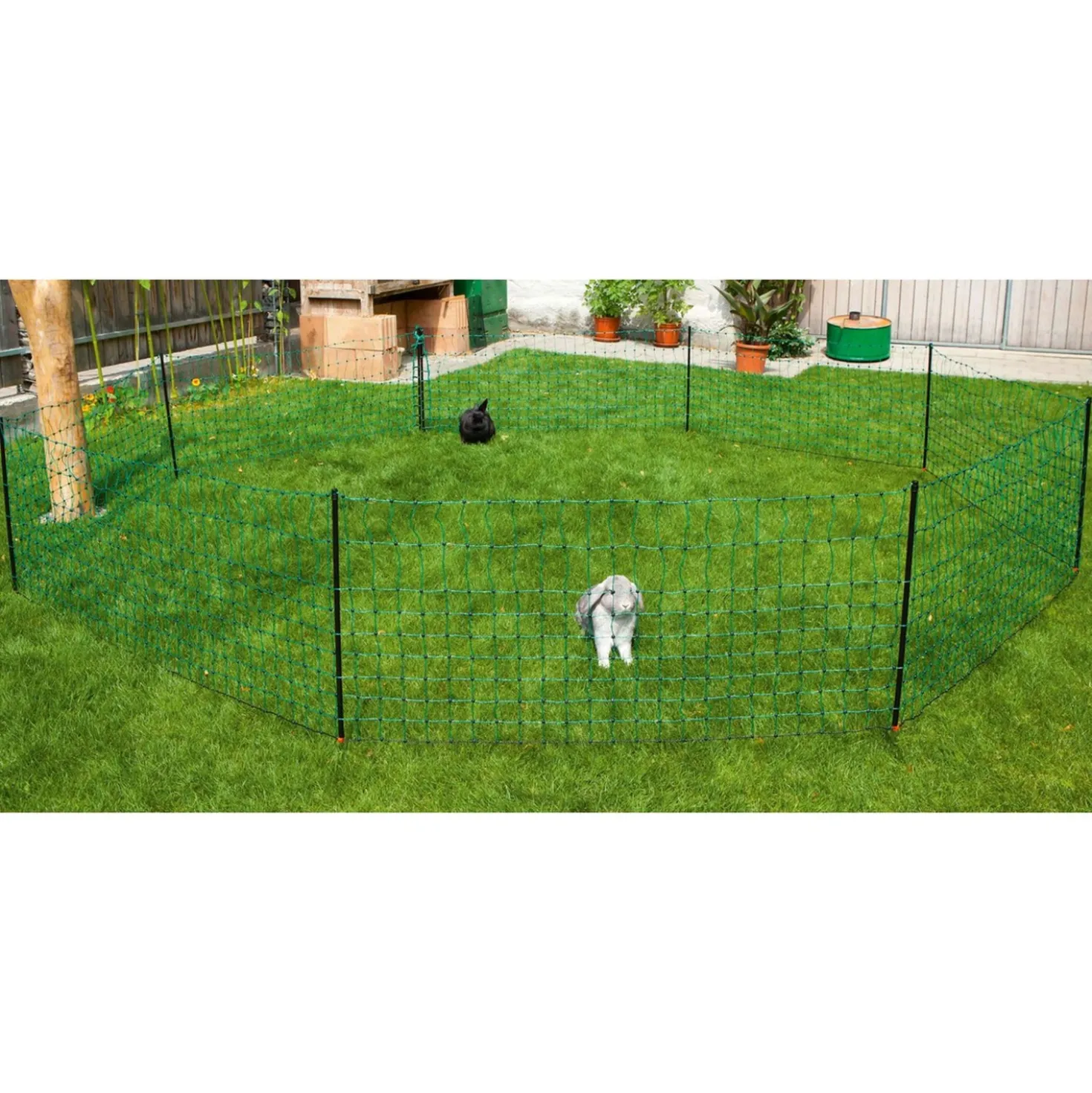 Kerbl Konijnennet 25 meter Groen