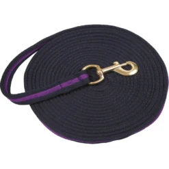 Kerbl Longeerlijn Softgrip 8mtr Blauw/Violet