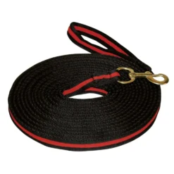 Kerbl Longeerlijn Softgrip 8mtr Zwart/Rood