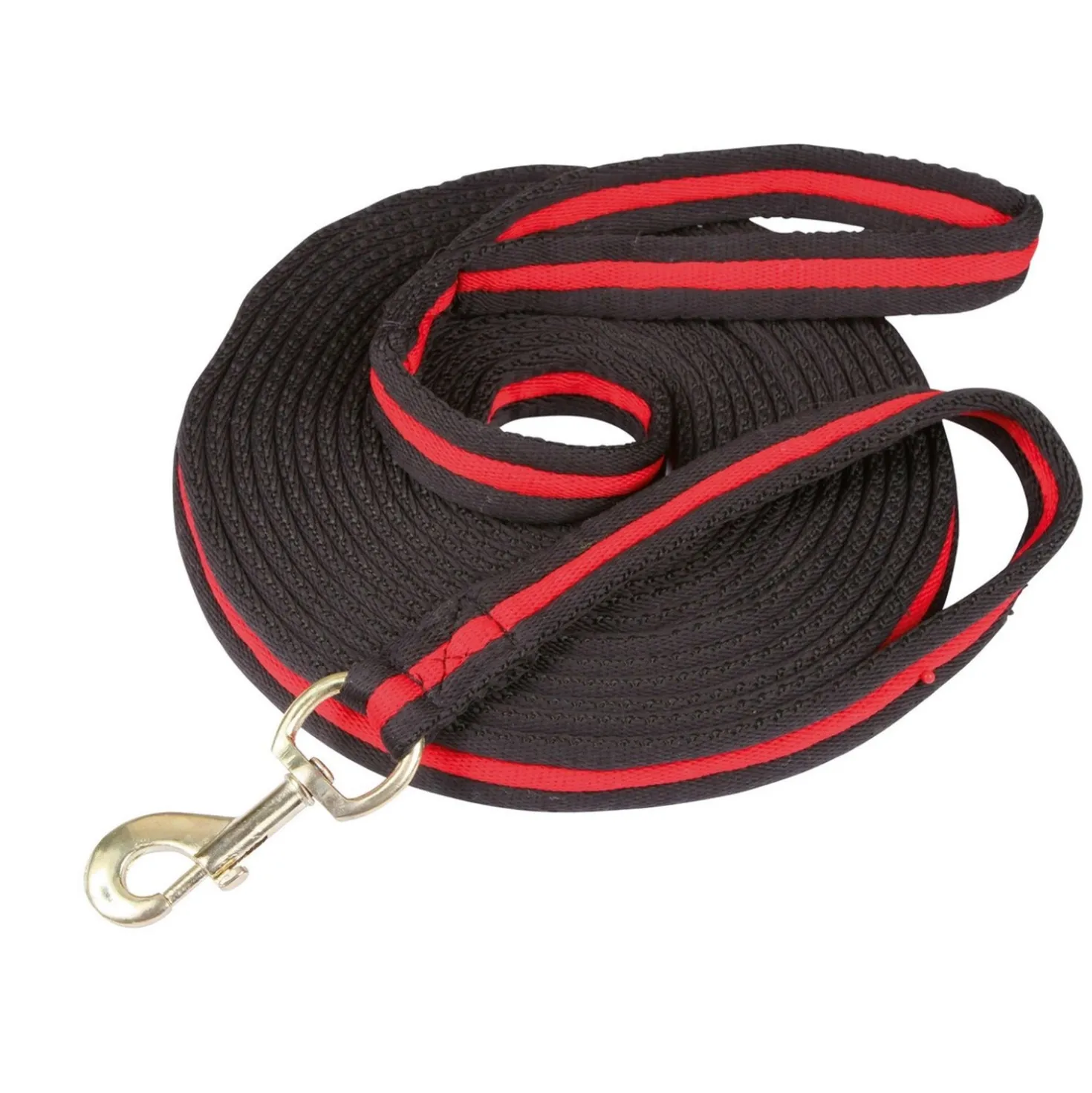 Kerbl Longeerlijn Softgrip 8mtr Zwart/Rood