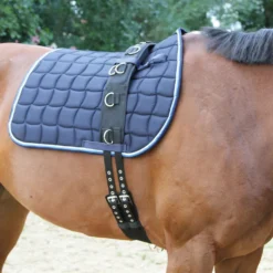 Kerbl Longeersingel Eurohorse 9 Ringen Verstellbaar Zwart