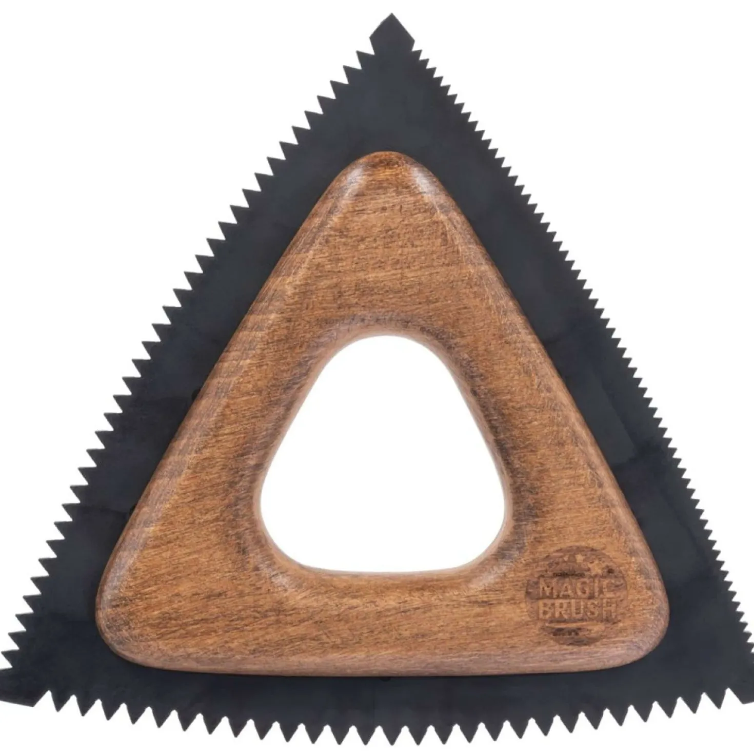 Kerbl Magic Brush Triangle Zwart/Bruin