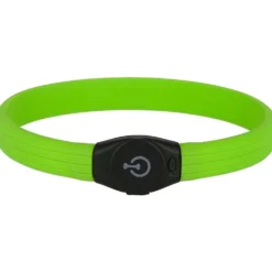 Kerbl Maxi Safe Halsband Langhaar LED Groen