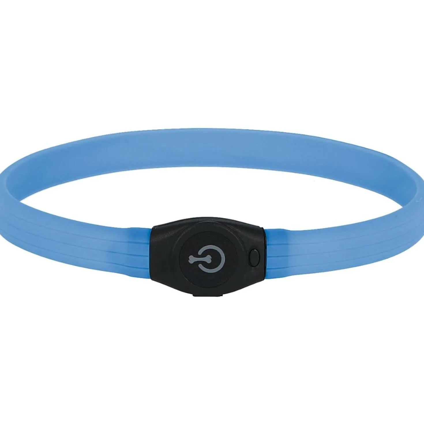 Kerbl Maxi Safe Halsband Langhaar LED Blauw