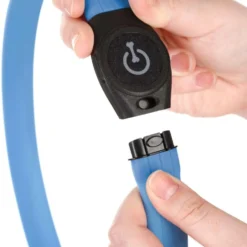 Kerbl Maxi Safe Halsband Langhaar LED Blauw