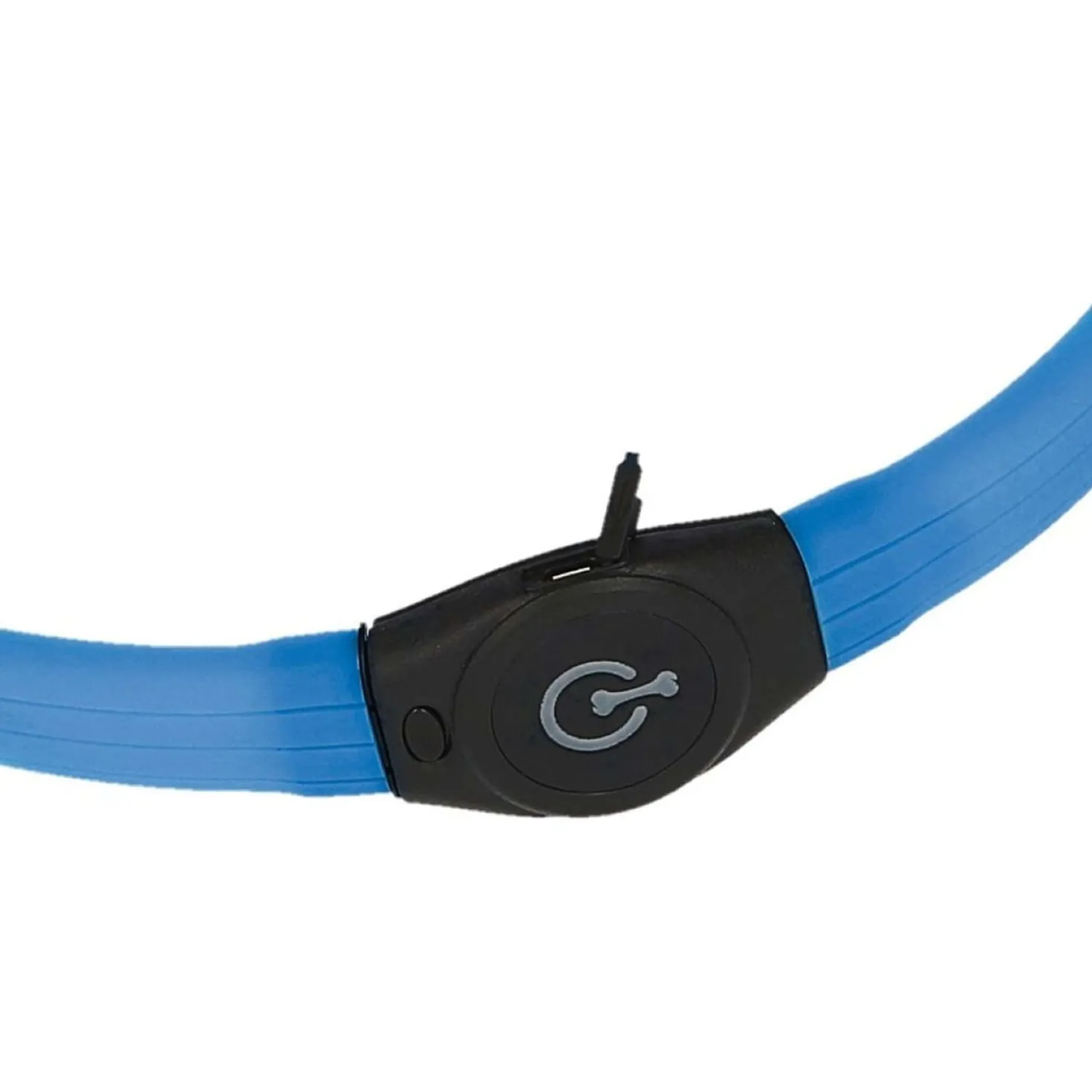 Kerbl Maxi Safe Halsband Langhaar LED Blauw