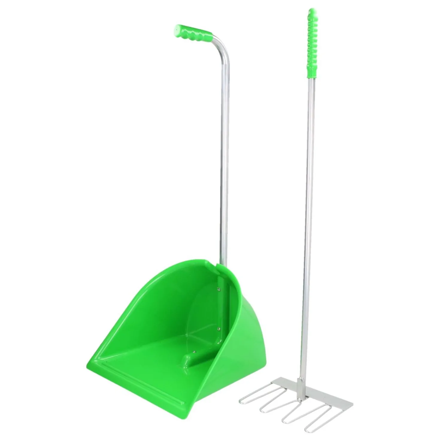 Kerbl Mestboy Compleet met Hark Lichtgroen