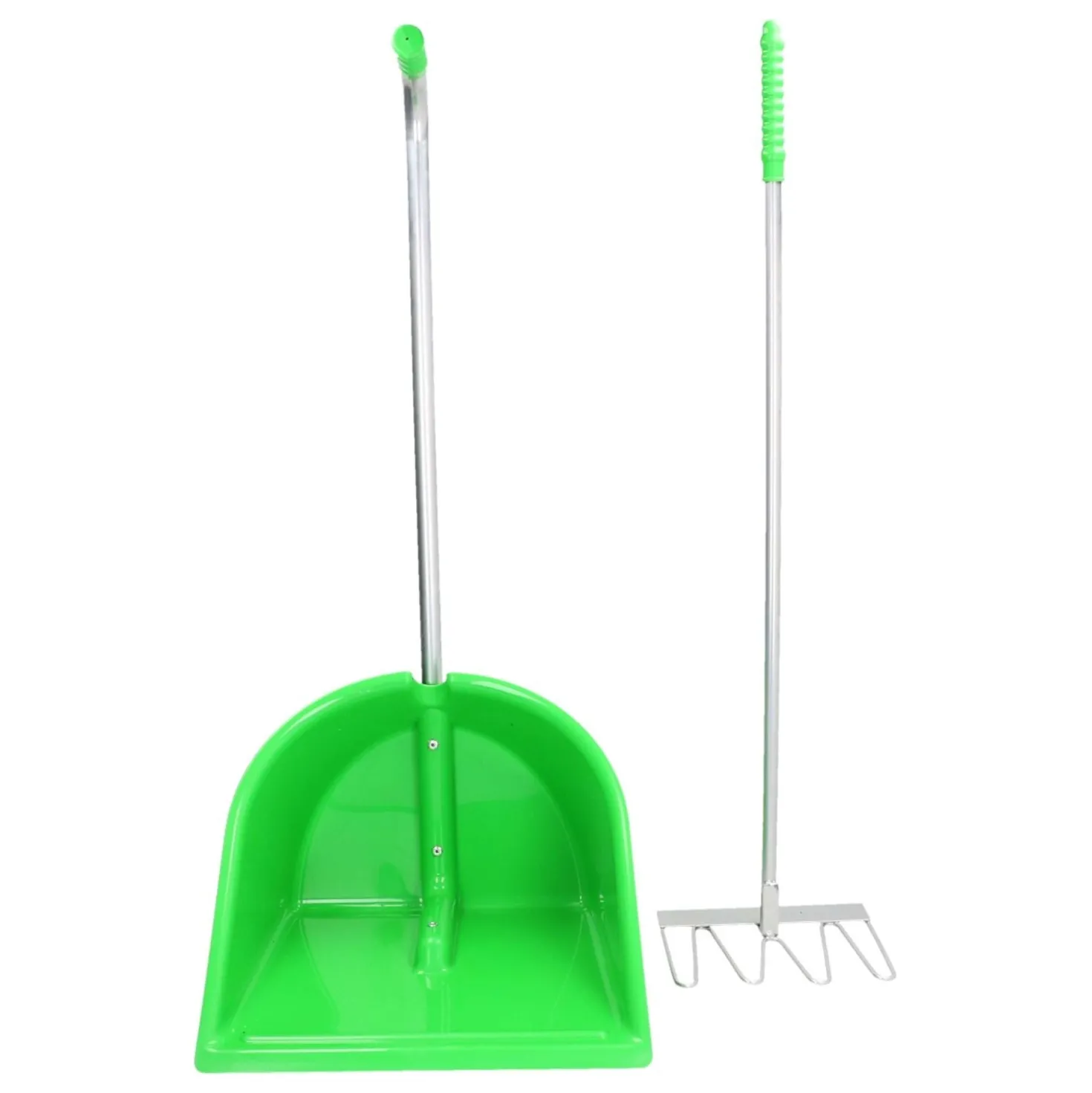 Kerbl Mestboy Compleet met Hark Lichtgroen