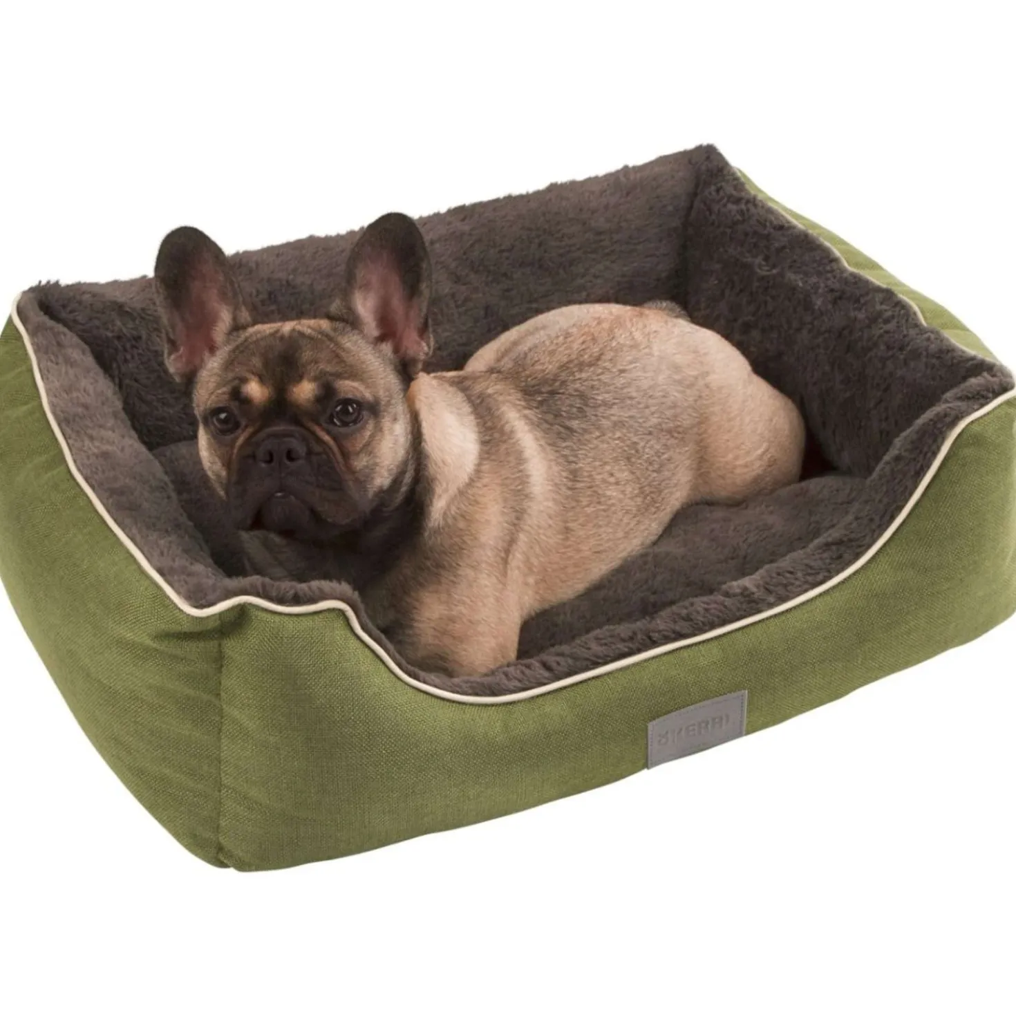 Kerbl Pluche Bed Samuel Groen/Grijs