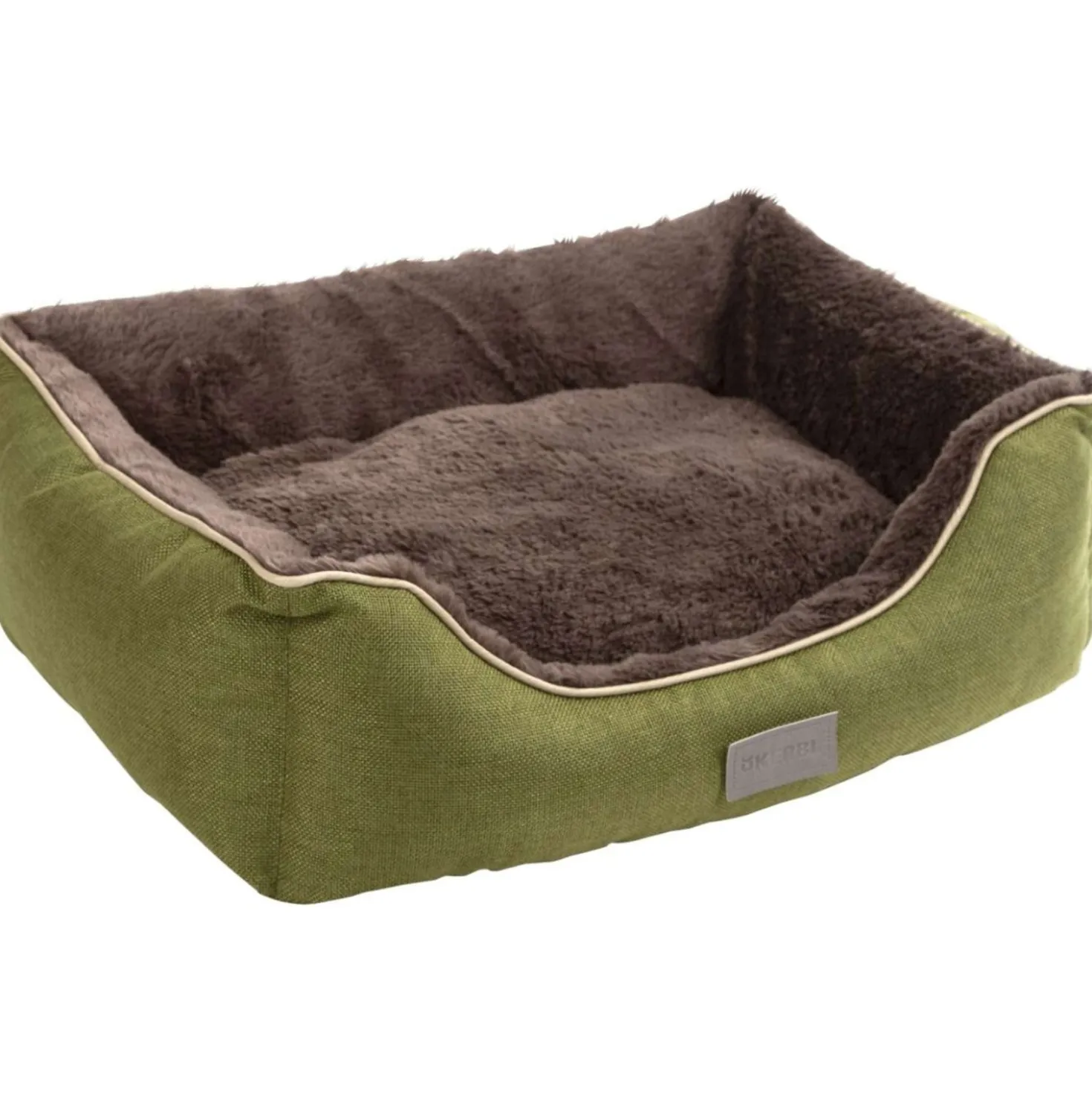 Kerbl Pluche Bed Samuel Groen/Grijs