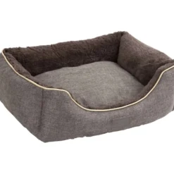 Kerbl Pluche Bed Samuel Zilver/Donkergrijs