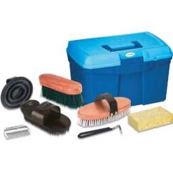 Kerbl Poetsbox Compleet Blauw