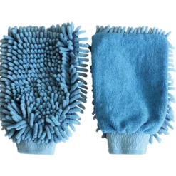 Kerbl Poetshandschoen Microvezel Blauw