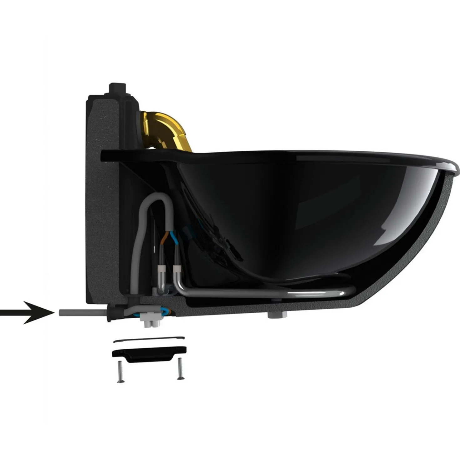 Kerbl Verwarmbare Geemailleerde Drinkbak H10, 24V, 80 Watt