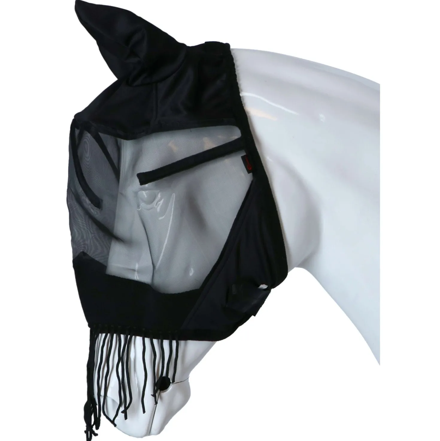 Kerbl Vliegenmasker met Oren Zwart