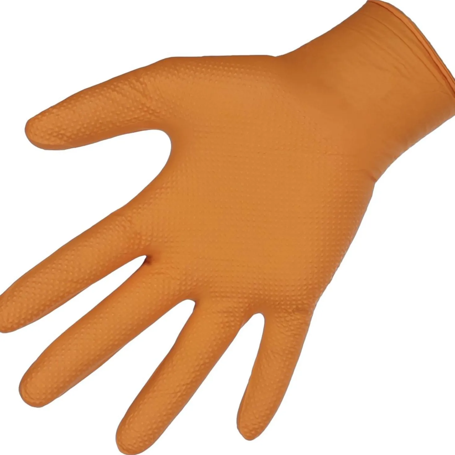 Kerbl Wegwerphandschoen Nitril X-Grip 50 stuks Oranje