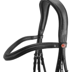 Kieffer hoofdstel Ultrasoft Sue Leren Frontriem Zwart