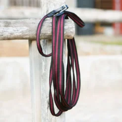 Kieffer Longeerlijn Soft Anja Beran Zwart/Burgundy