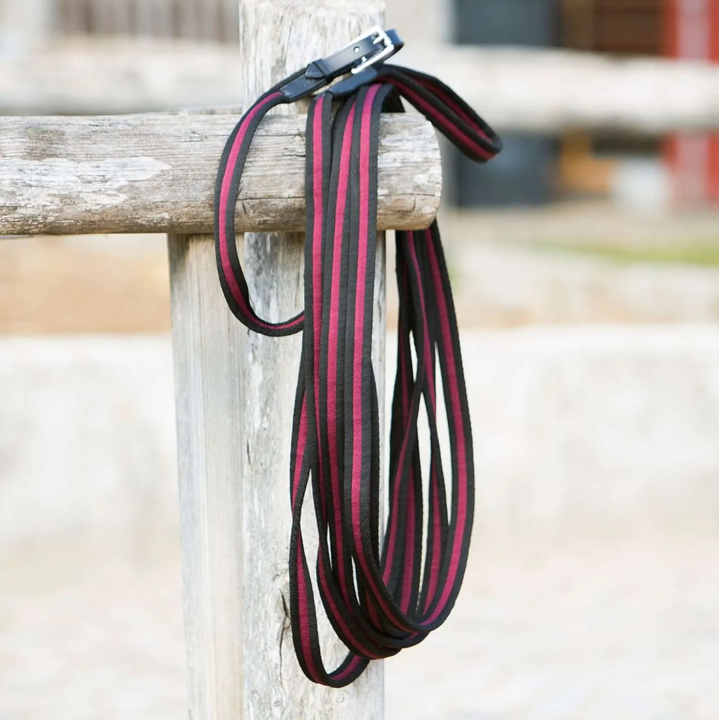 Kieffer Longeerlijn Soft Anja Beran Zwart/Burgundy