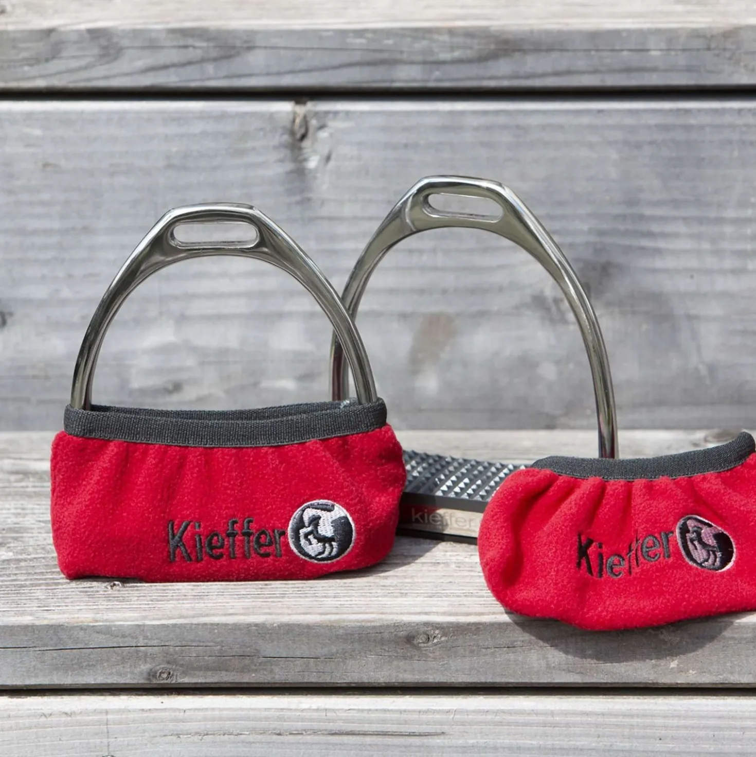 Kieffer Stijgbeugelhoesjes Rood