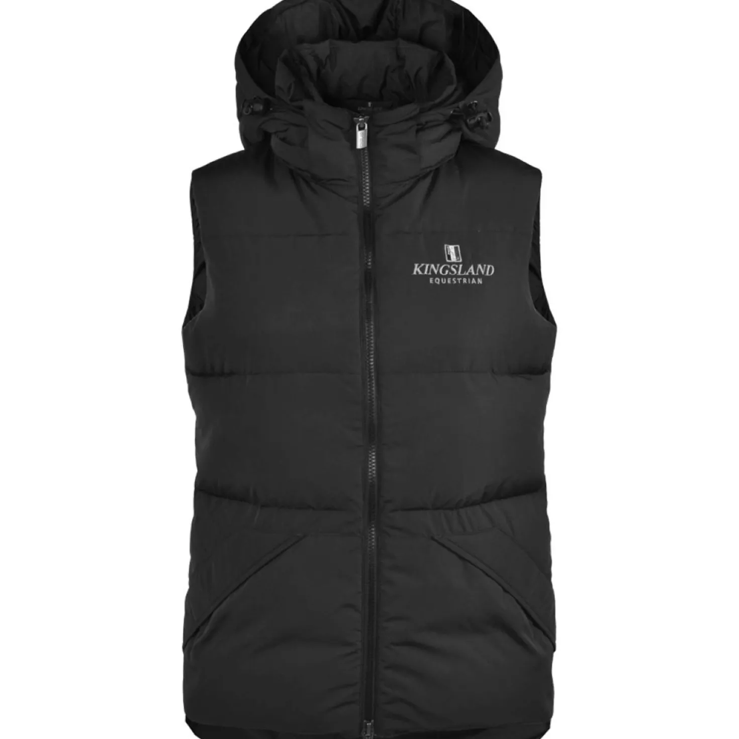 Kingsland Bodywarmer Classic Met Capuchon Unisex Zwart
