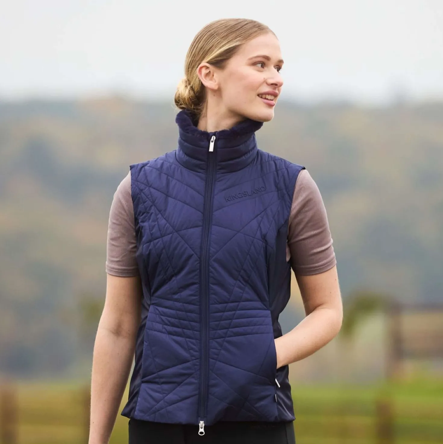 Kingsland Bodywarmer KLAlba Dames Evening Blue