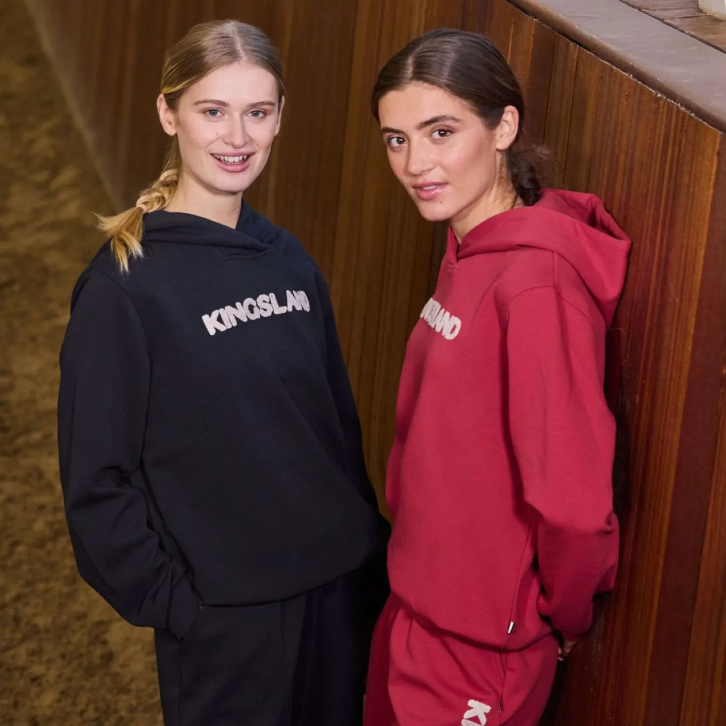 Kingsland Hoodie KLAshley Dames Garnet Rood