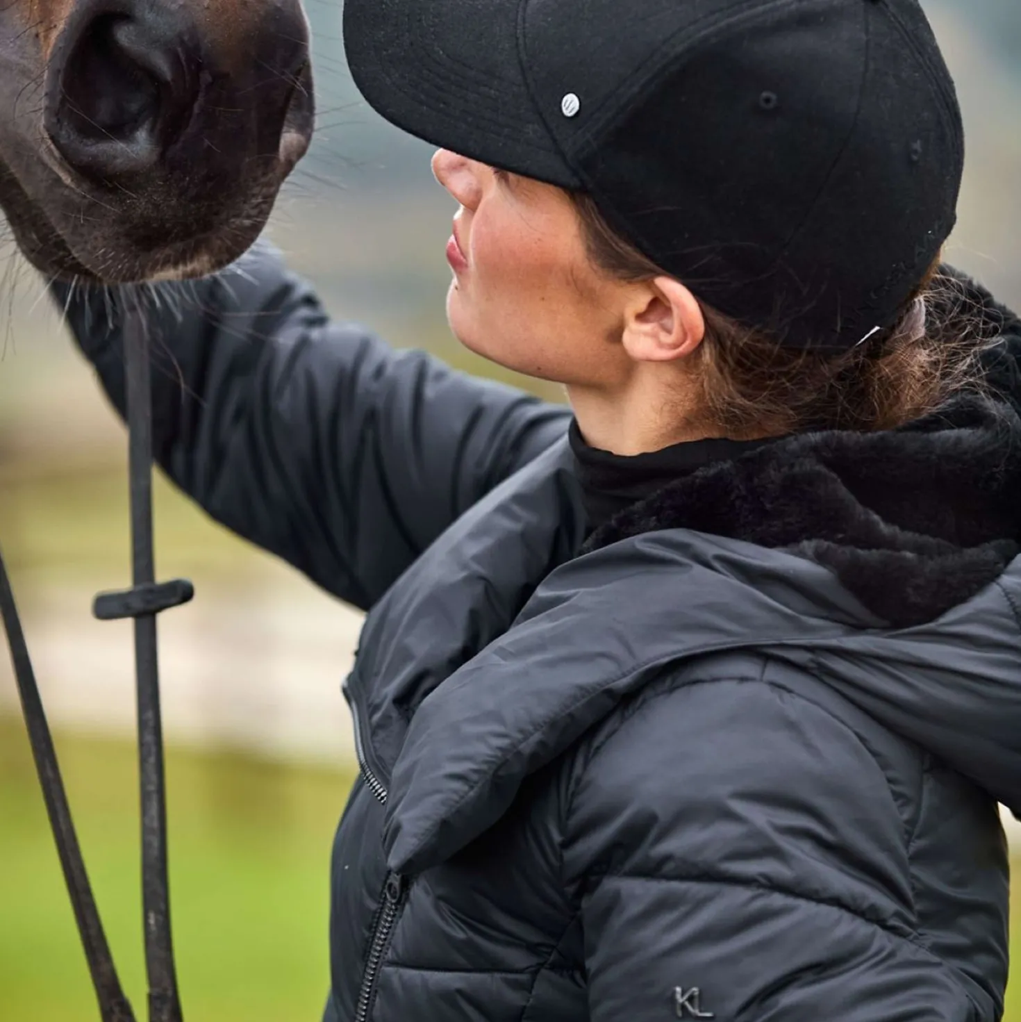 Kingsland Lange Jas KLAdelaide Dames Zwart