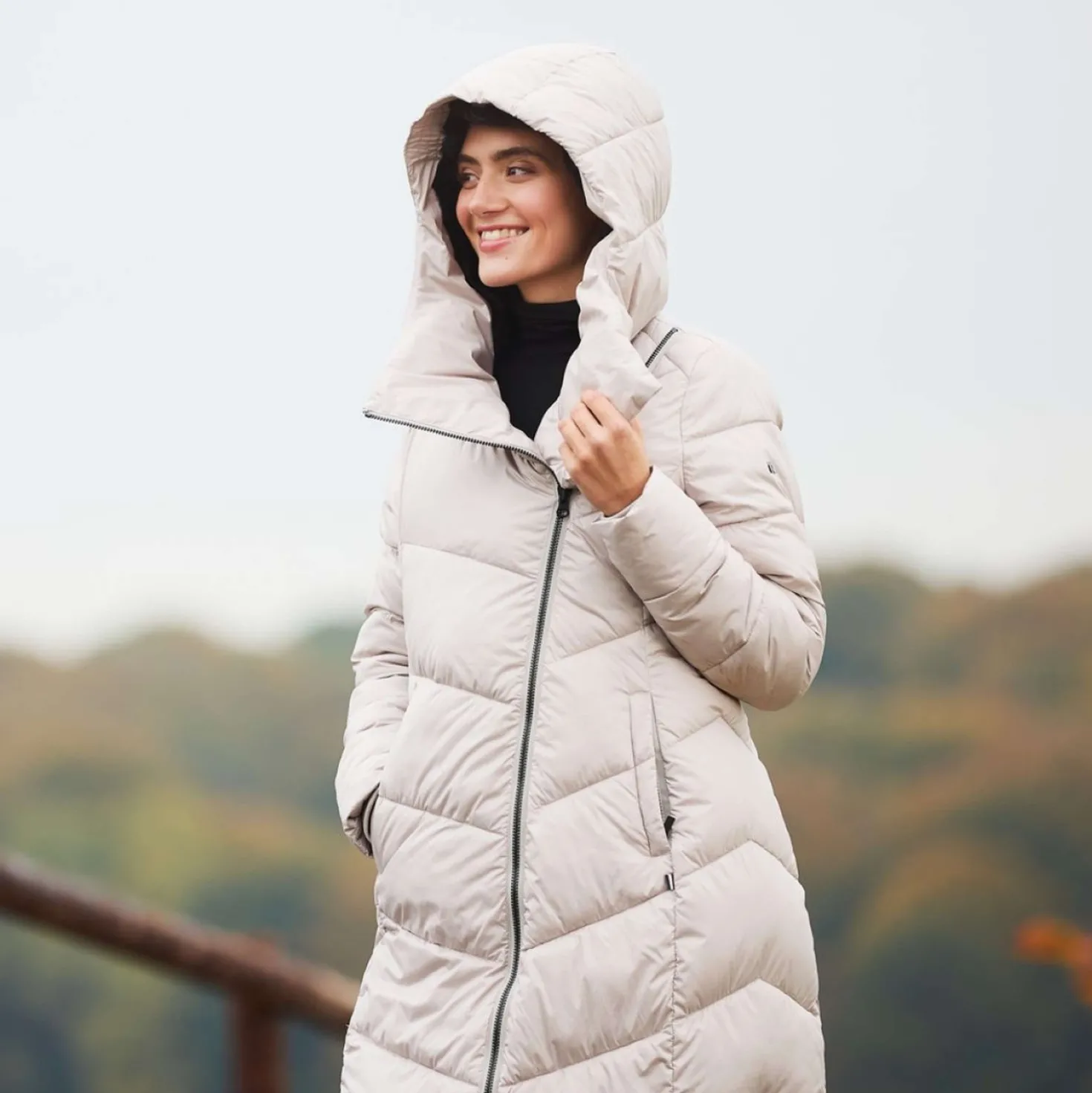 Kingsland Lange Jas KLAdelaide Dames Beige Dove