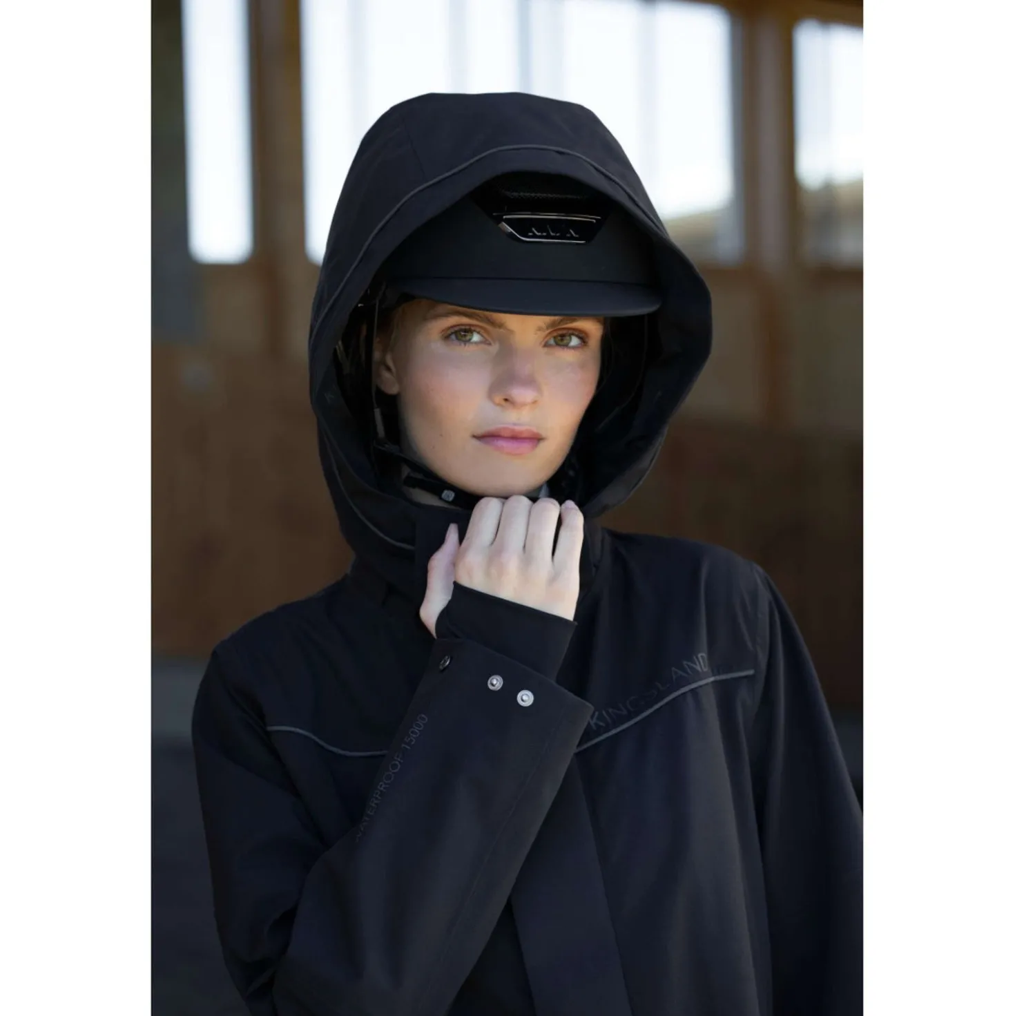 Kingsland Lange Jas KLLucia Waterproof Zwart