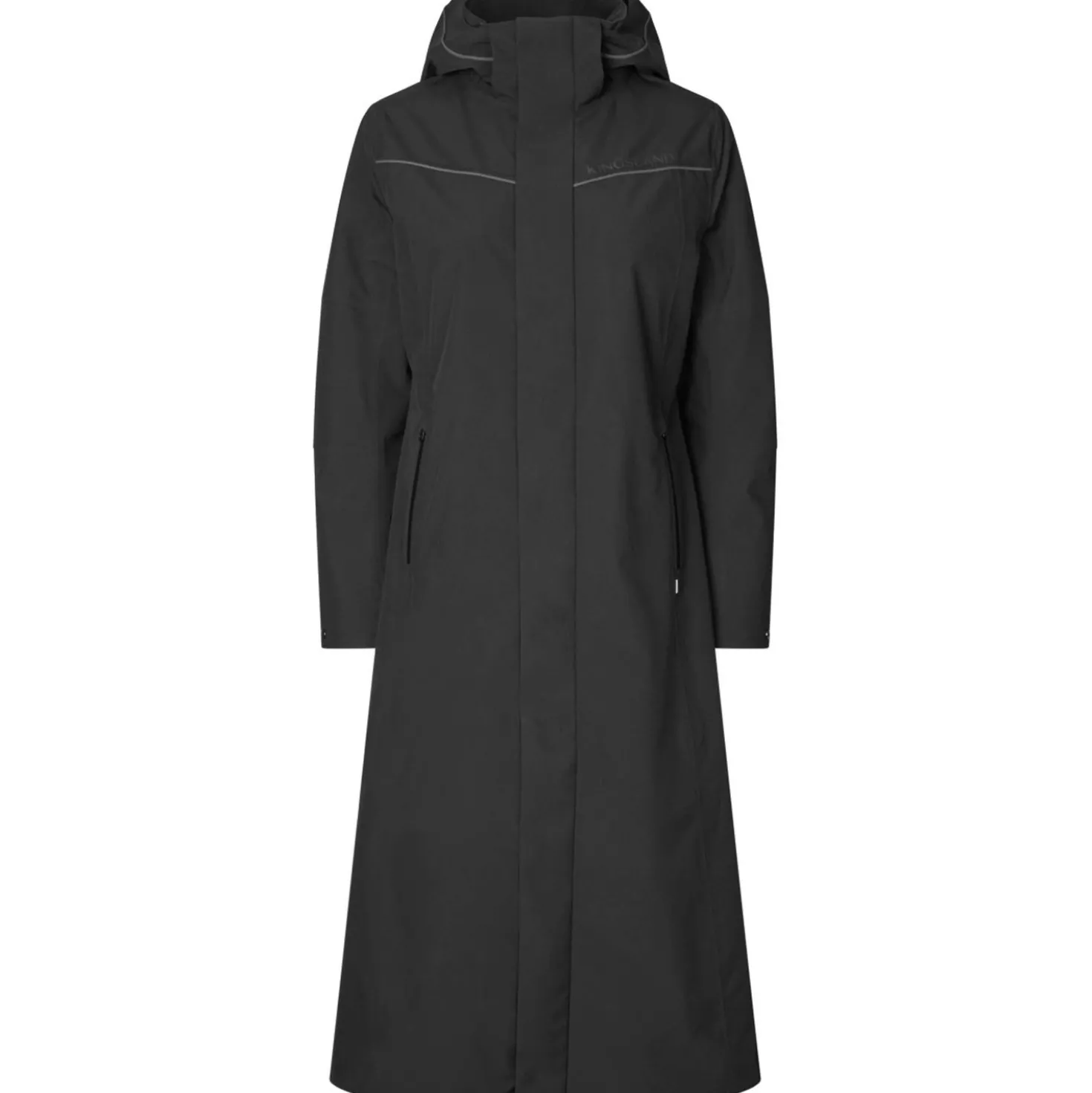 Kingsland Lange Jas KLLucia Waterproof Zwart
