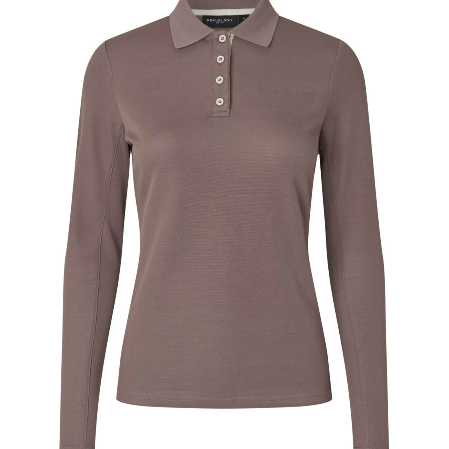 Kingsland Poloshirt KLAmy Dames Brown Iron