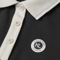 Kingsland Poloshirt KLLaura Mouwloos Zwart