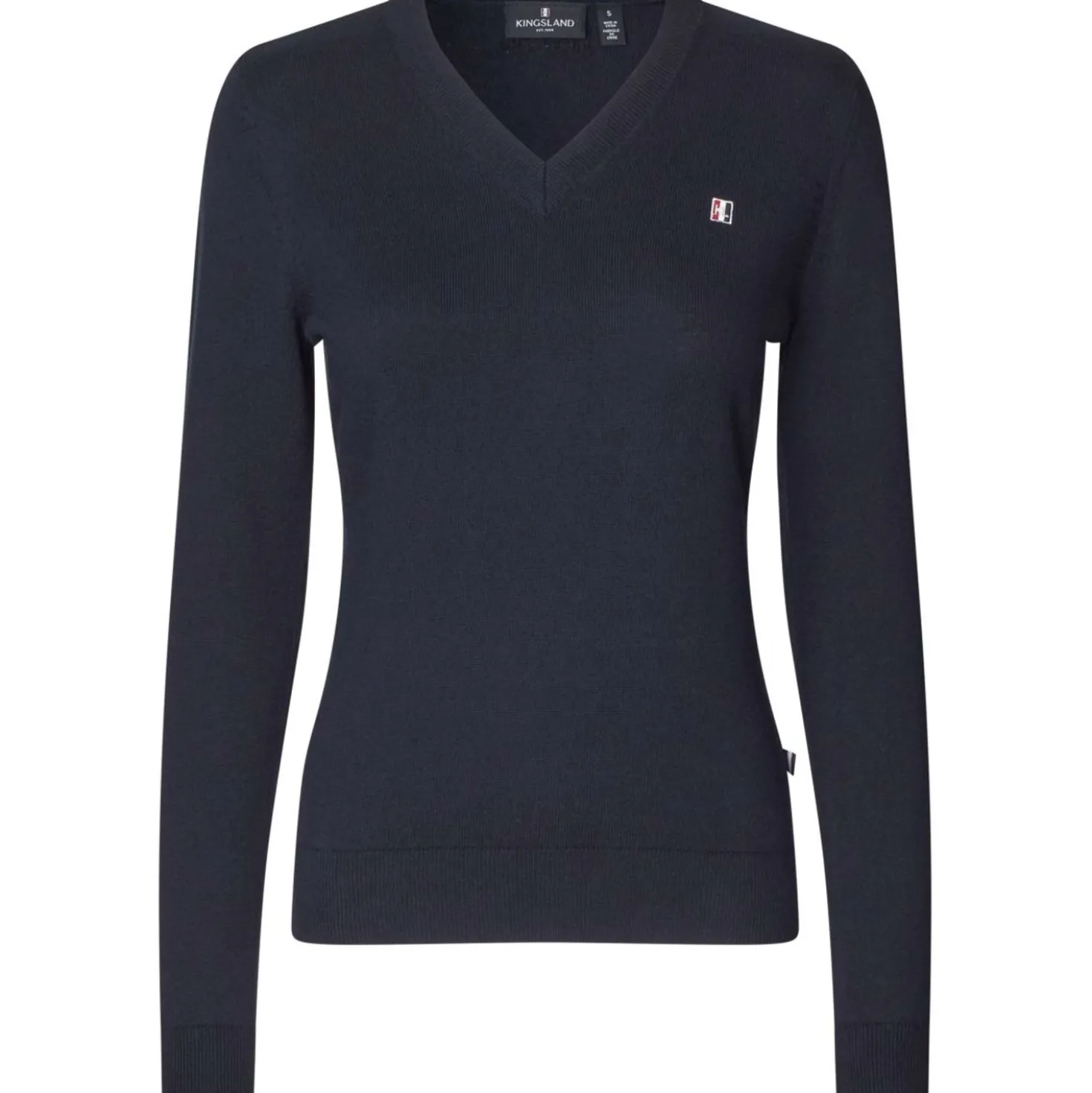 Kingsland Pullover Classic V-Neck Navy