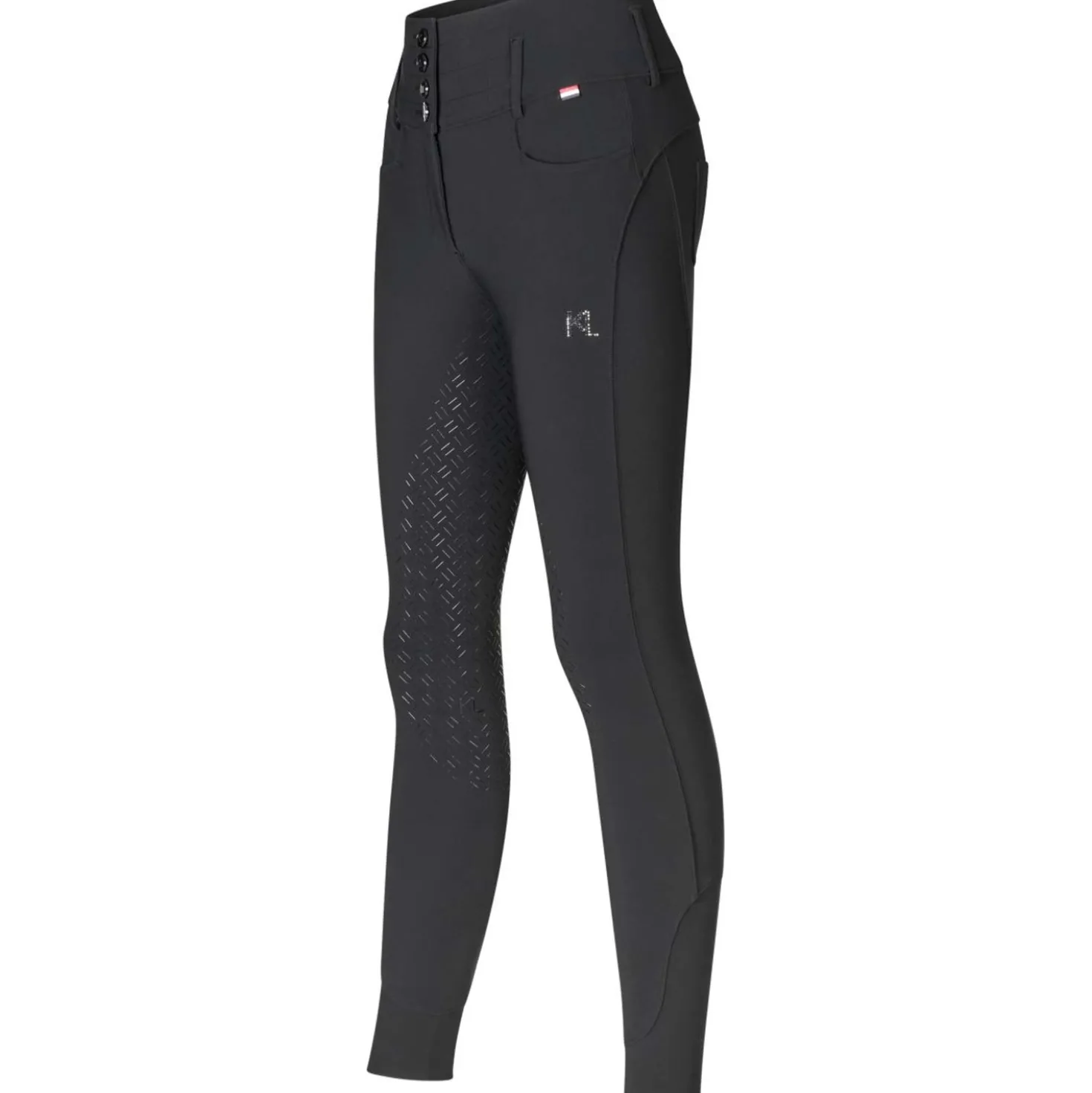 Kingsland Rijbroek Khloe Full Grip Zwart