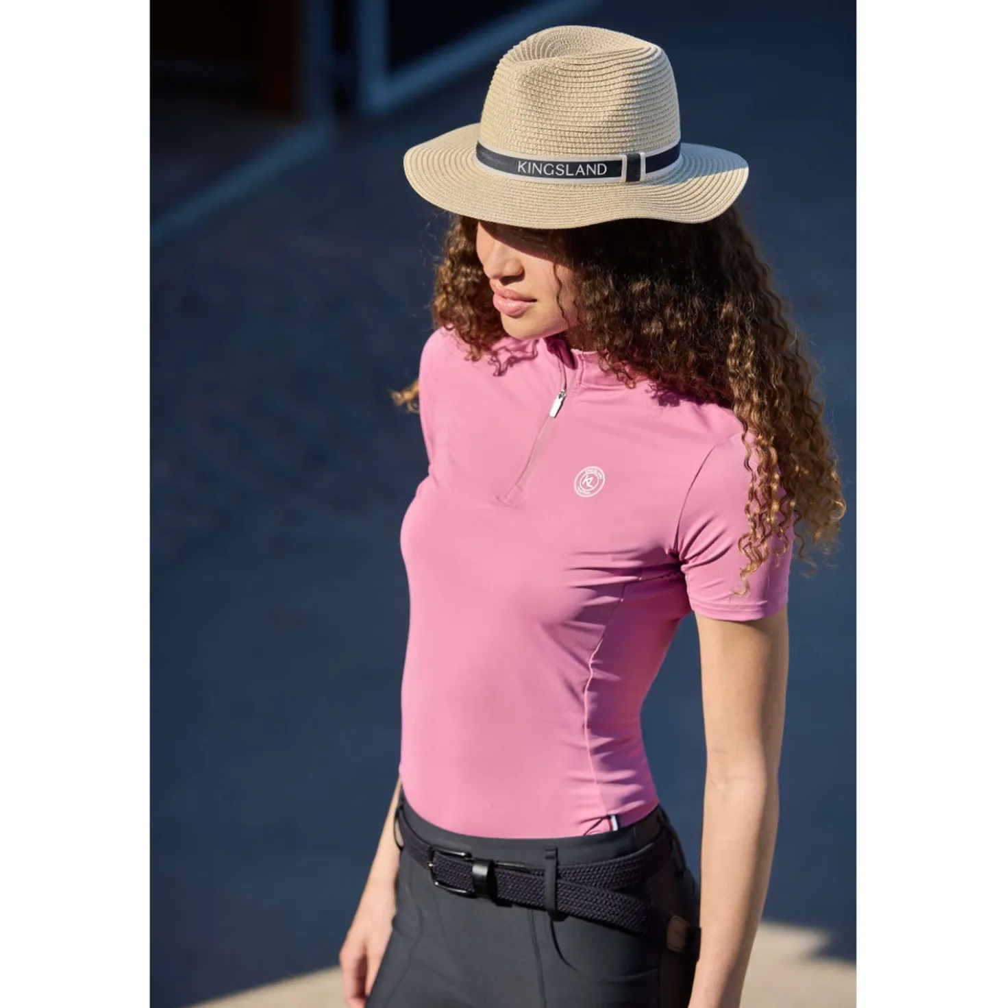 Kingsland Training Shirt KLLoretta Heather Rose