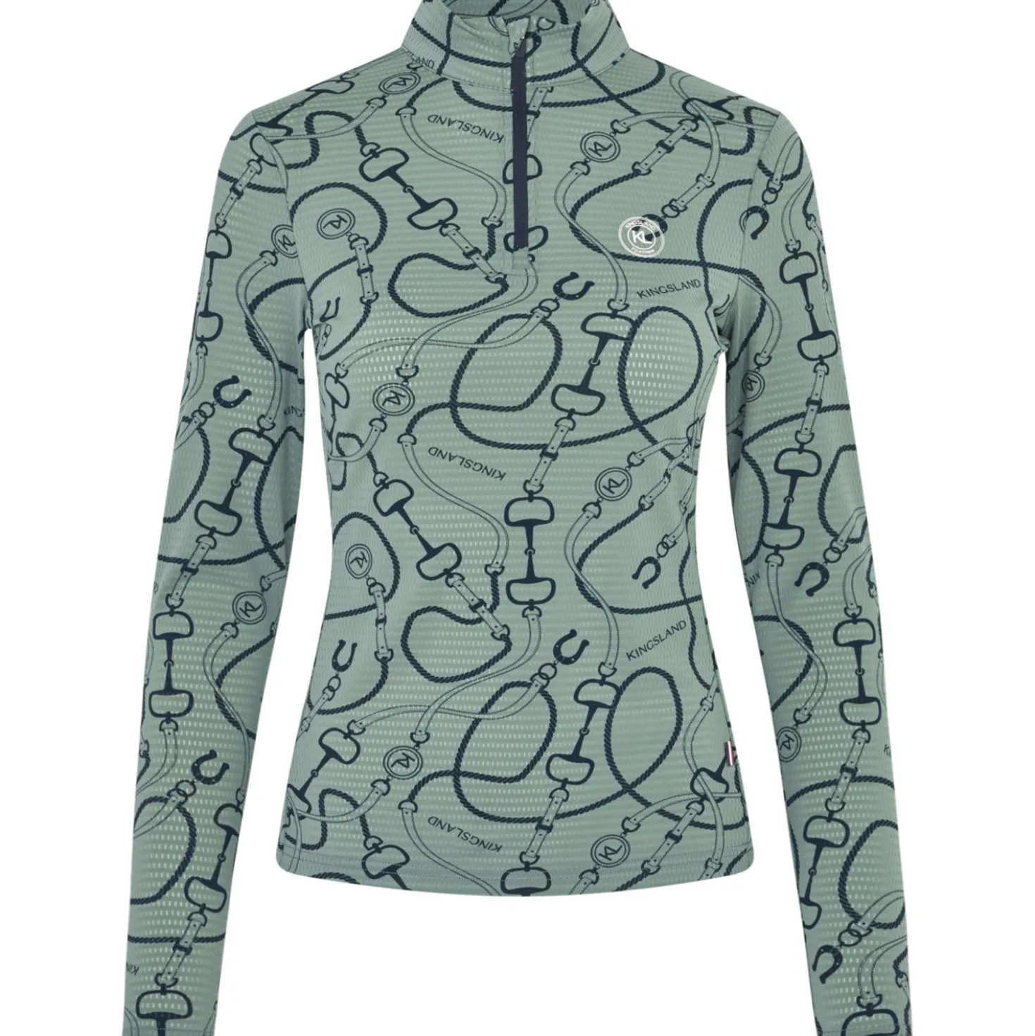 Kingsland Training Shirt KLLarissa Green Agave